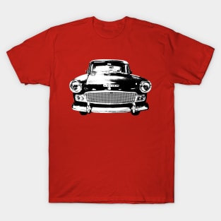 Standard Ensign 1960s British classic car monoblock black and white T-Shirt